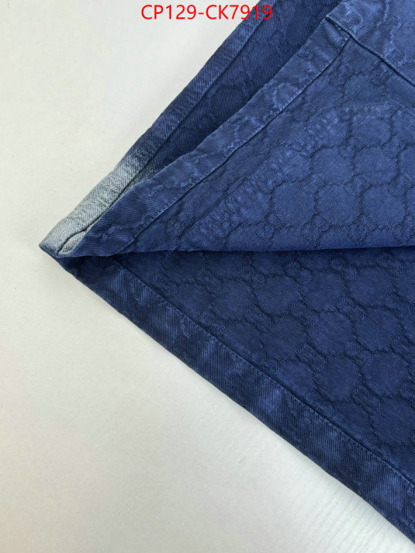 Clothing-Gucci designer 1:1 replica ID: CK7919 $: 129USD