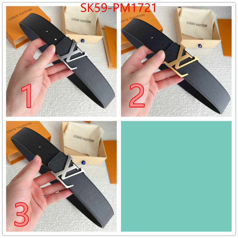Belts-LV top quality fake ID: PM1721 $: 59USD