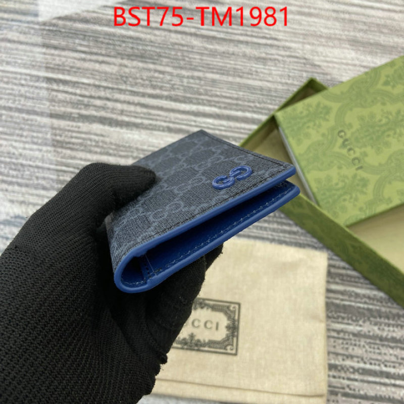 Gucci Bags(TOP)-Wallet- 2024 replica ID: TM1981 $: 75USD,