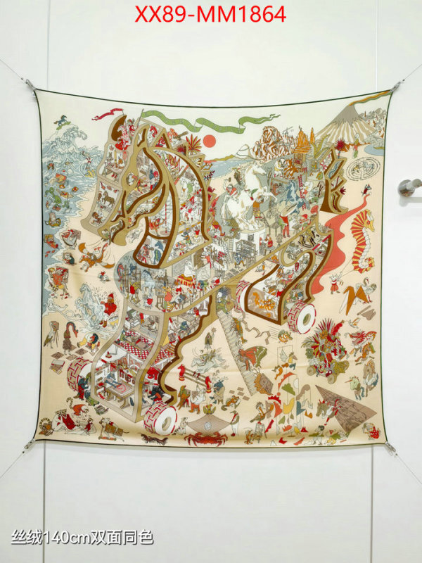 Scarf-Hermes how to find designer replica ID: MM1864 $: 89USD