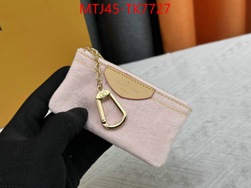 LV Bags(4A)-Wallet outlet sale store ID: TK7727 $: 45USD,