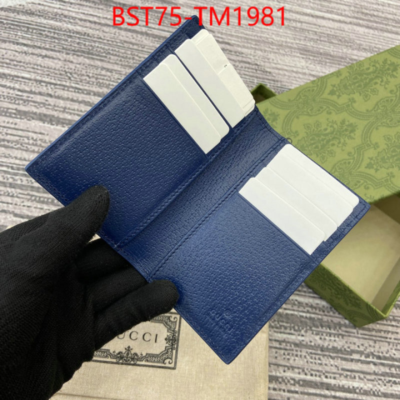 Gucci Bags(TOP)-Wallet- 2024 replica ID: TM1981 $: 75USD,