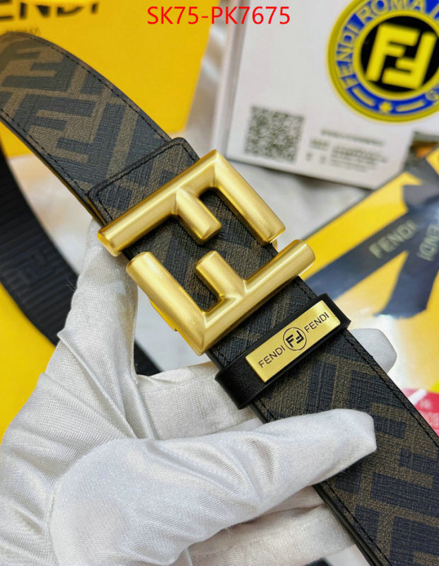 Belts-Fendi aaaaa quality replica ID: PK7675 $: 75USD