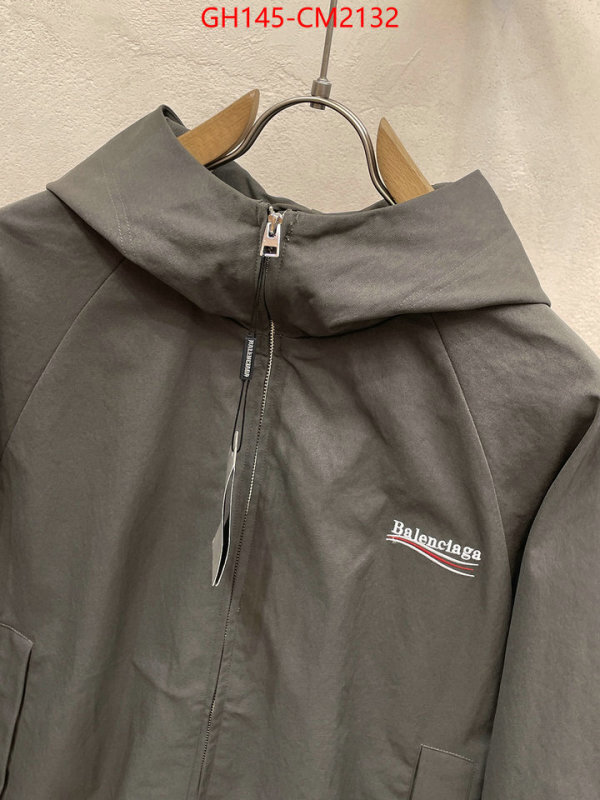 Clothing-Balenciaga the highest quality fake ID: CM2132 $: 145USD