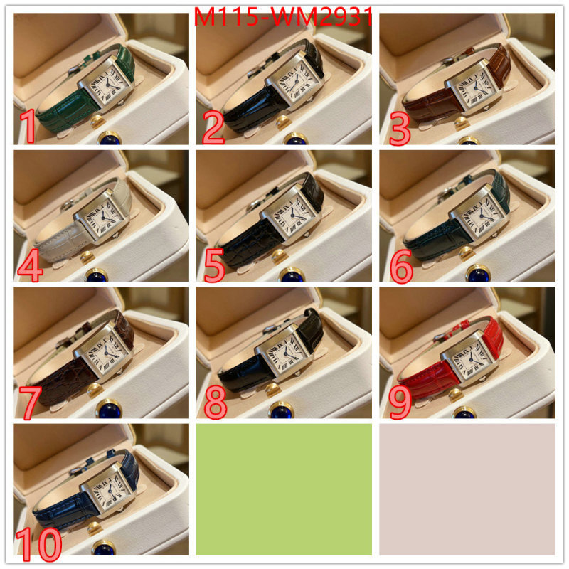 Watch(4A)-Cartier high quality 1:1 replica ID: WM2931 $: 115USD-shoes yupoo Watch(4A)-Cartier high quality 1:1 replica ID: WM2931 $: 115USD