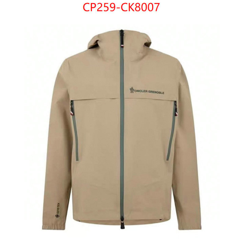 Down jacket Men-Moncler high quality 1:1 replica ID: CK8007 $: 259USD