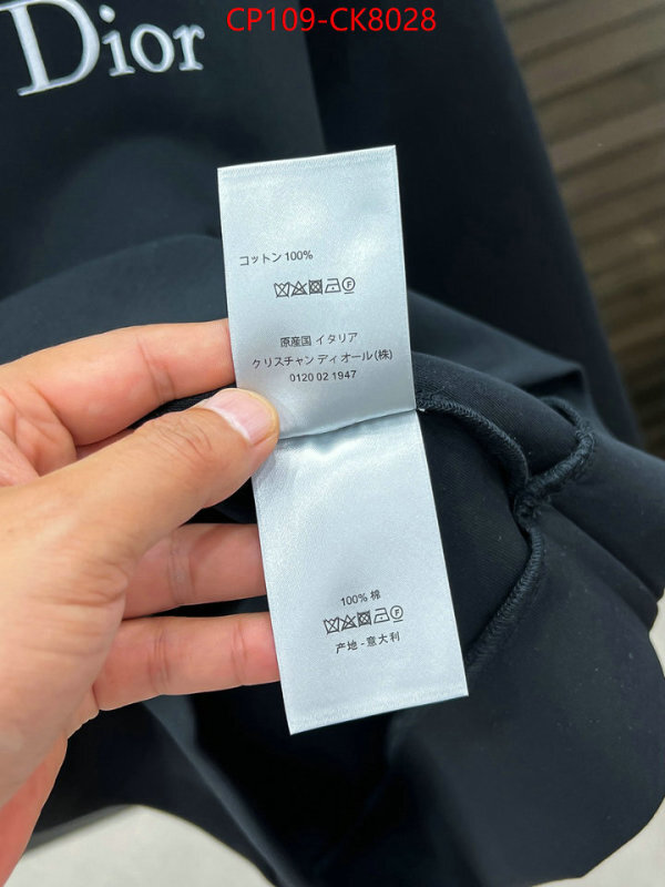 Clothing-Dior top quality ID: CK8028 $: 109USD