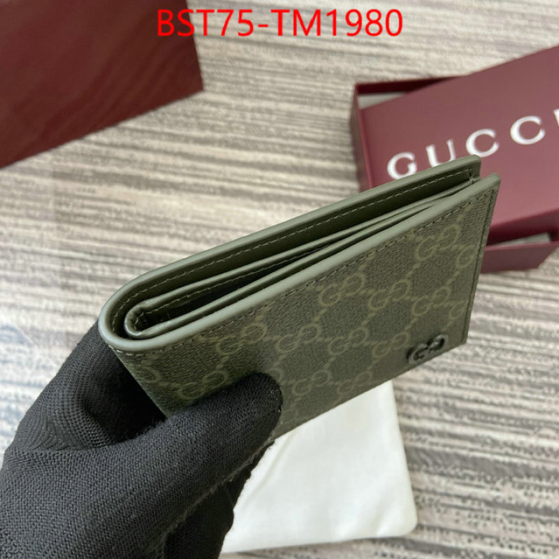 Gucci Bags(TOP)-Wallet- wholesale imitation designer replicas ID: TM1980 $: 75USD,
