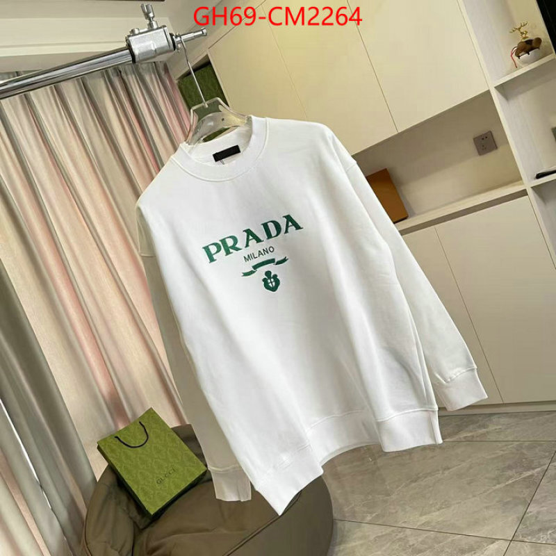 Clothing-Prada best quality fake ID: CM2264 $: 69USD