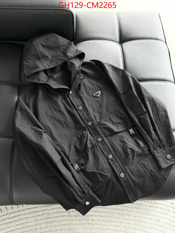 Clothing-Prada designer replica ID: CM2265 $: 129USD