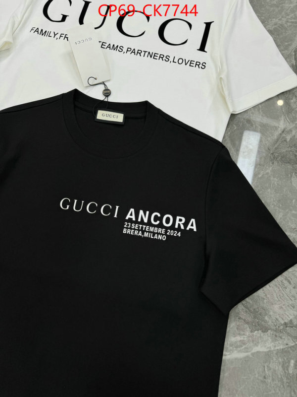 Clothing-Gucci what's the best place to buy replica ID: CK7744 $: 69USD