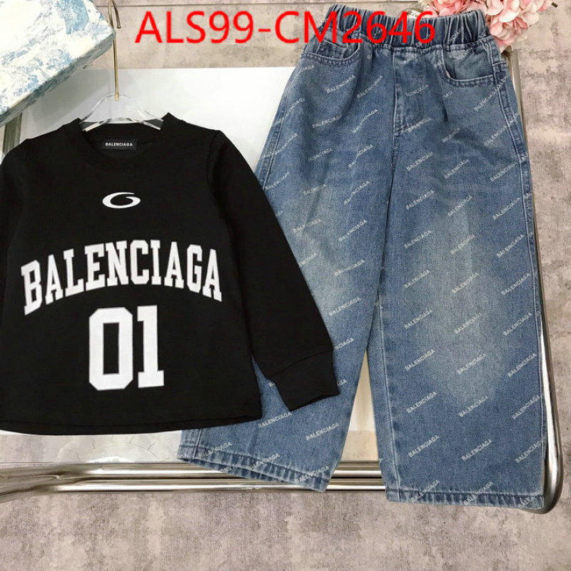 Kids clothing-Balenciaga for sale online ID: CM2646 $: 99USD