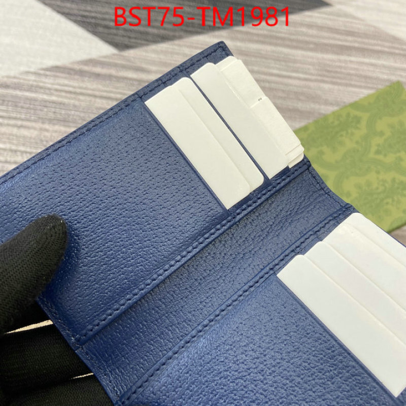 Gucci Bags(TOP)-Wallet- 2024 replica ID: TM1981 $: 75USD,
