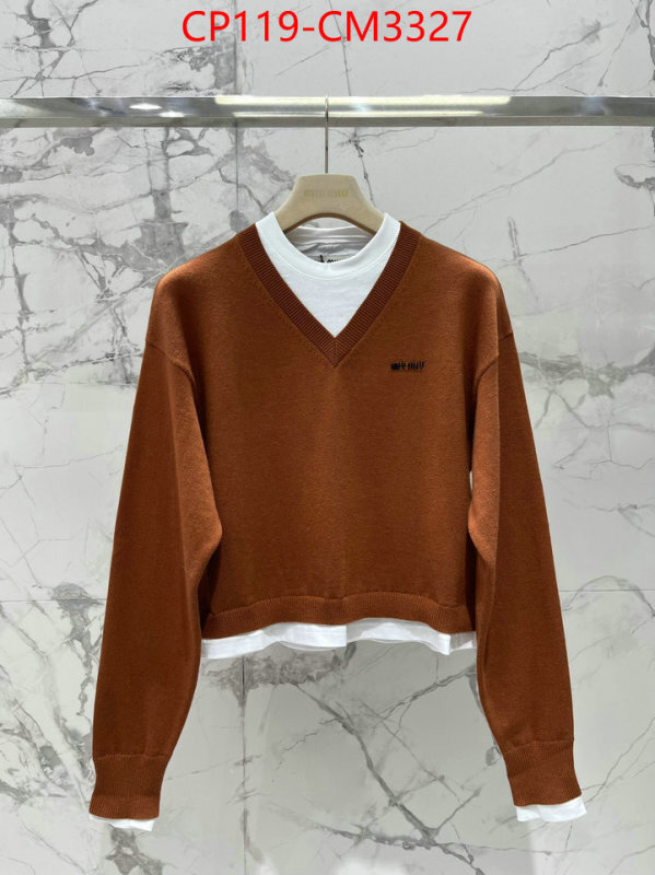 Clothing-MIU MIU outlet sale store ID: CM3327 $: 119USD-shoes yupoo Clothing-MIU MIU outlet sale store ID: CM3327 $: 119USD
