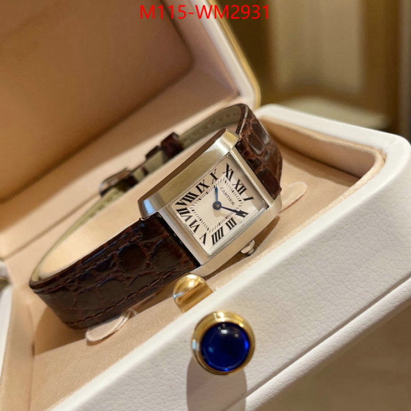 Watch(4A)-Cartier high quality 1:1 replica ID: WM2931 $: 115USD-shoes yupoo Watch(4A)-Cartier high quality 1:1 replica ID: WM2931 $: 115USD