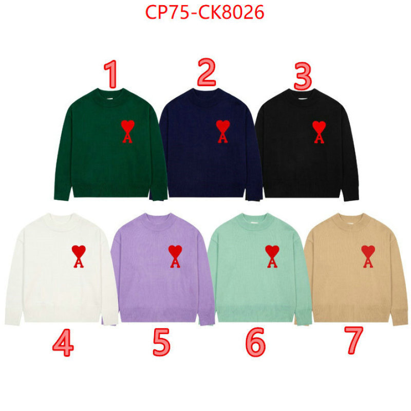 Clothing-AMI outlet sale store ID: CK8026 $: 75USD-shoes yupoo Clothing-AMI outlet sale store ID: CK8026 $: 75USD