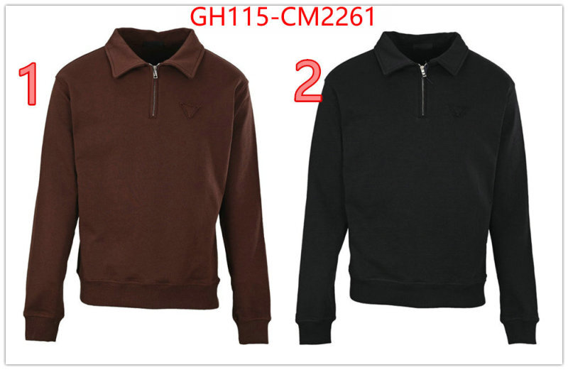 Clothing-Prada wholesale 2024 replica ID: CM2261 $: 115USD