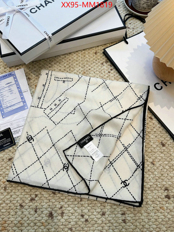 Scarf-Chanel where to buy high quality ID: MM1819 $: 95USD