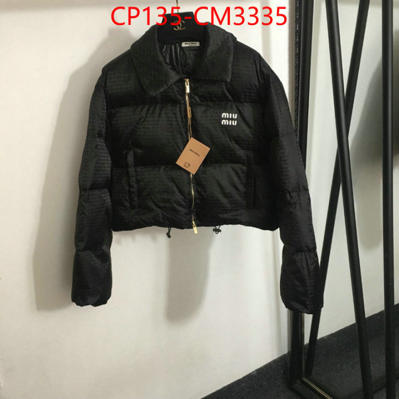 Down jacket Women-Miu Miu highest quality replica ID: CM3335 $: 135USD-shoes yupoo Down jacket Women-Miu Miu highest quality replica ID: CM3335 $: 135USD