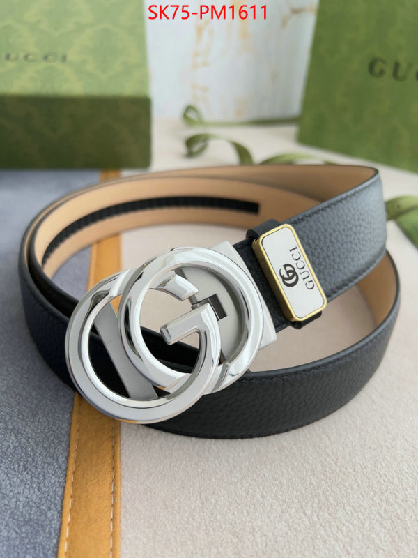 Belts-Gucci fashion ID: PM1611 $: 75USD