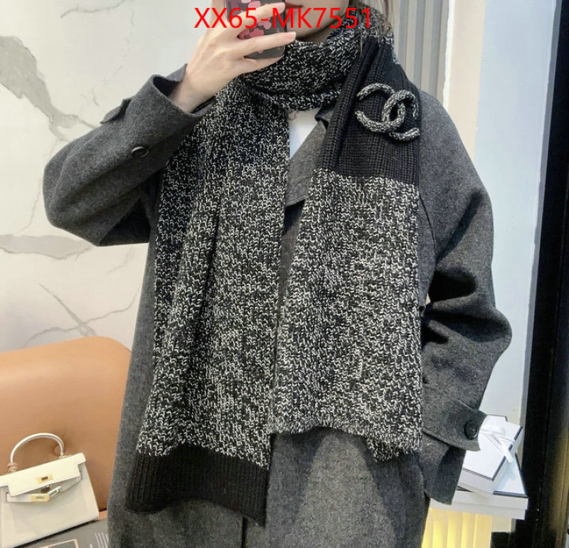 Scarf-Chanel wholesale replica shop ID: MK7551 $: 65USD