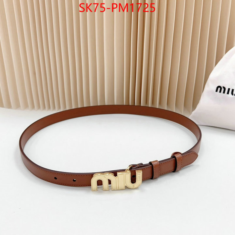 Belts-MIU MIU buy the best high quality replica ID: PM1725 $: 75USD