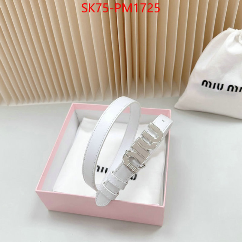 Belts-MIU MIU buy the best high quality replica ID: PM1725 $: 75USD