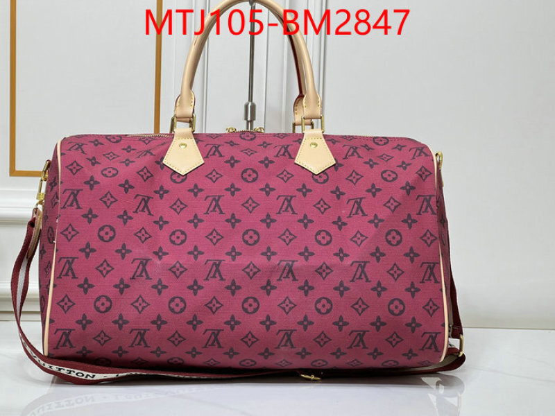 LV Bags(4A)-Keepall BandouliRe 45-50- the best affordable ID: BM2847 $: 105USD,