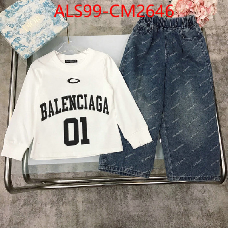Kids clothing-Balenciaga for sale online ID: CM2646 $: 99USD