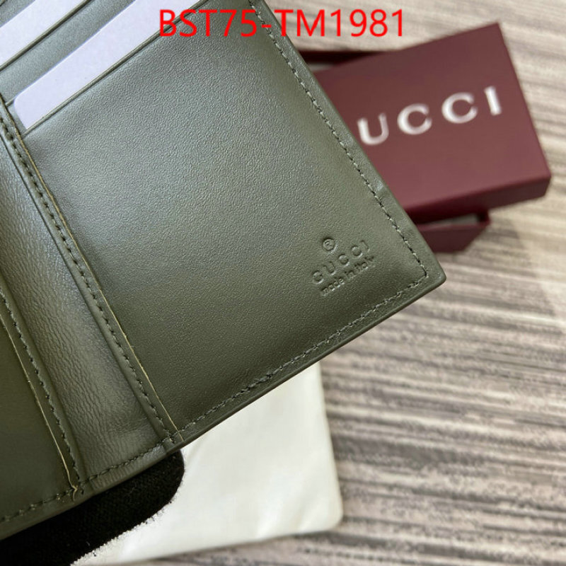 Gucci Bags(TOP)-Wallet- 2024 replica ID: TM1981 $: 75USD,
