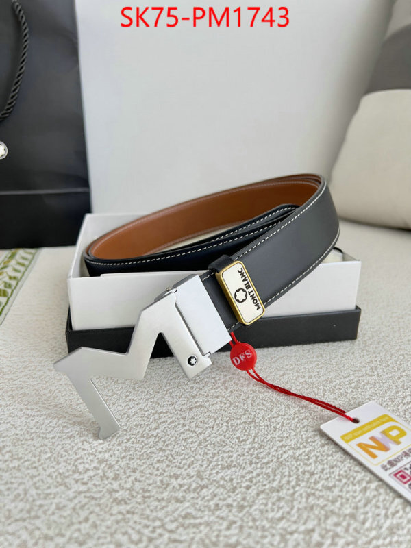 Belts-Montblanc fashion designer ID: PM1743 $: 75USD