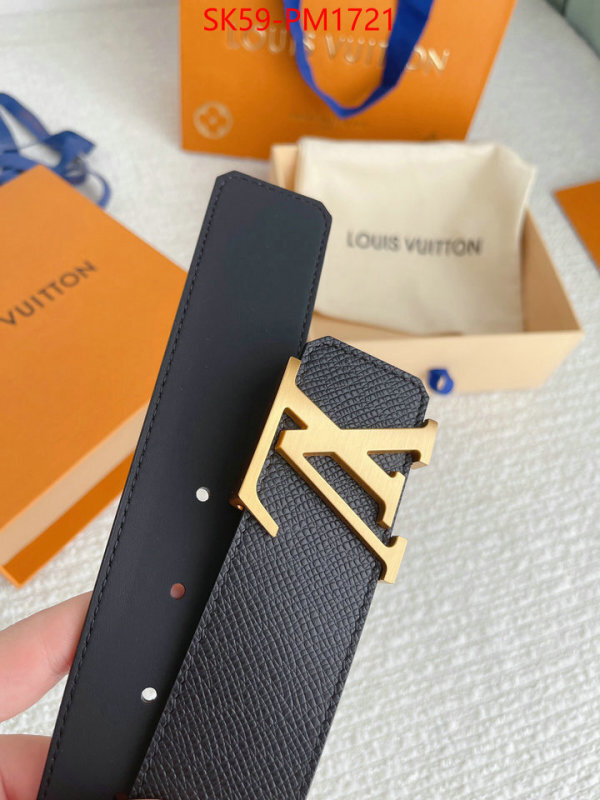 Belts-LV top quality fake ID: PM1721 $: 59USD