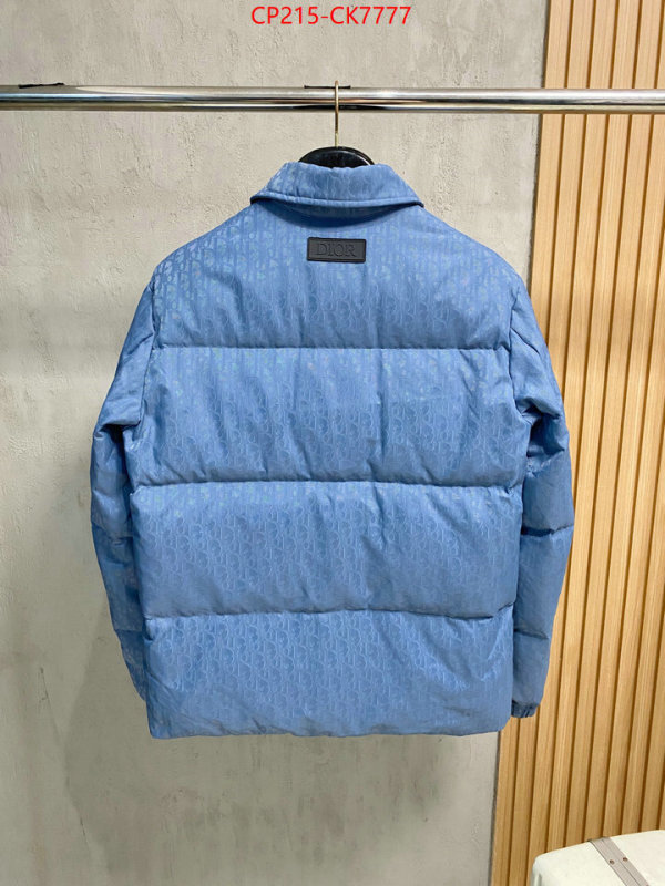 Down jacketMen-Dior buy best quality replica ID: CK7777 $: 215USD