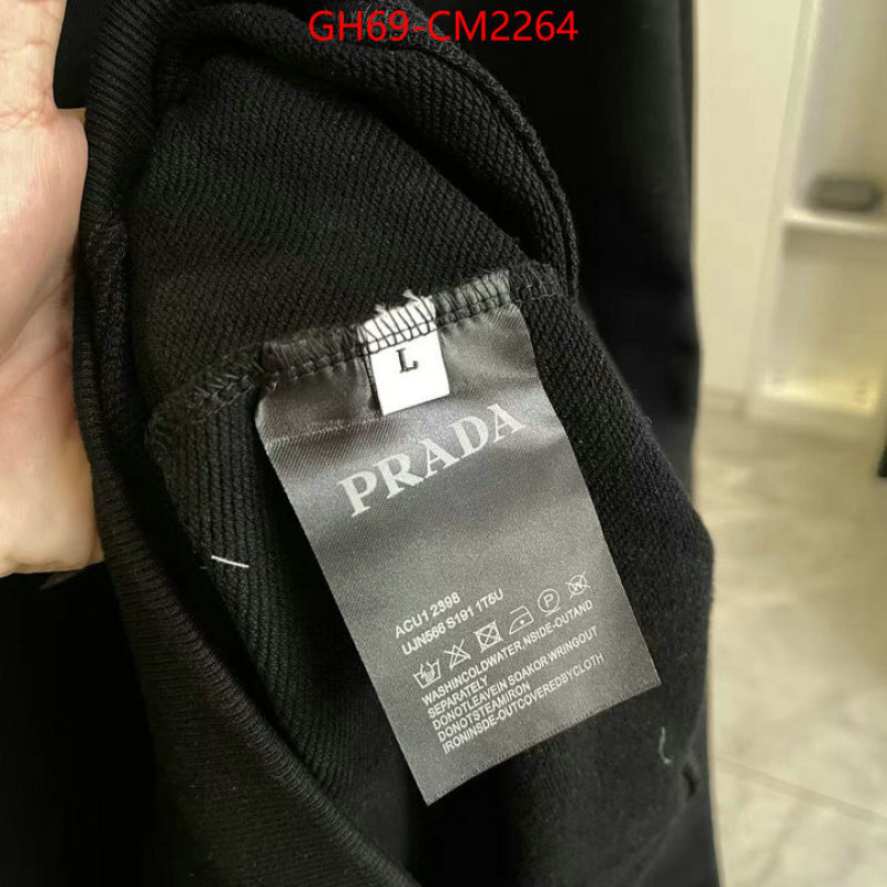 Clothing-Prada best quality fake ID: CM2264 $: 69USD