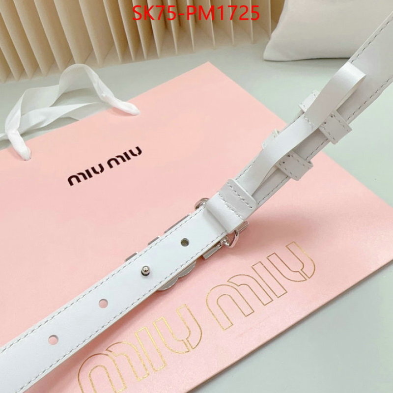 Belts-MIU MIU buy the best high quality replica ID: PM1725 $: 75USD