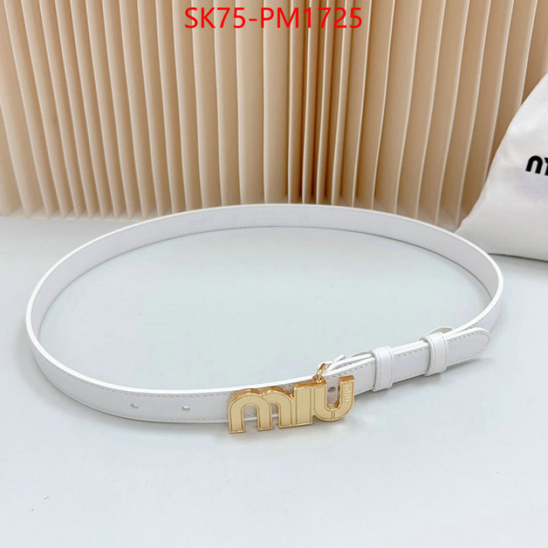 Belts-MIU MIU buy the best high quality replica ID: PM1725 $: 75USD