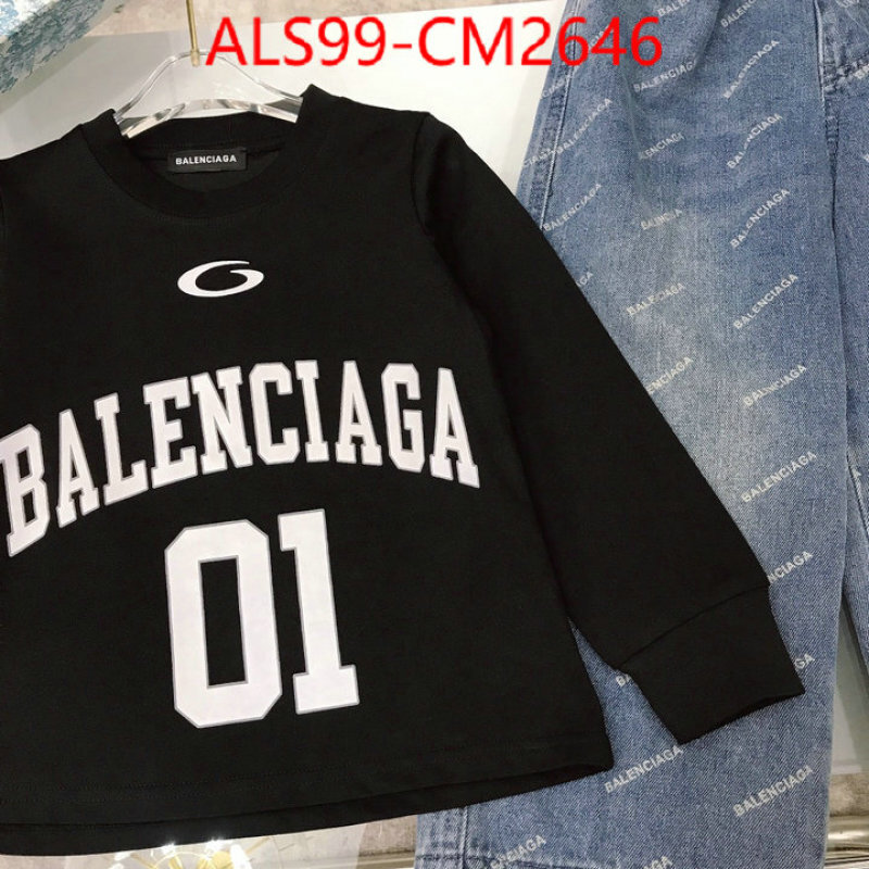 Kids clothing-Balenciaga for sale online ID: CM2646 $: 99USD