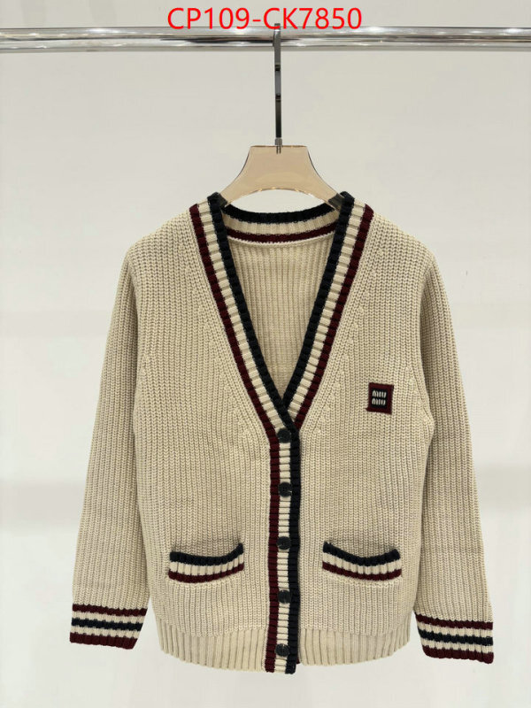 Clothing-MIU MIU buy aaaaa cheap ID: CK7850 $: 109USD