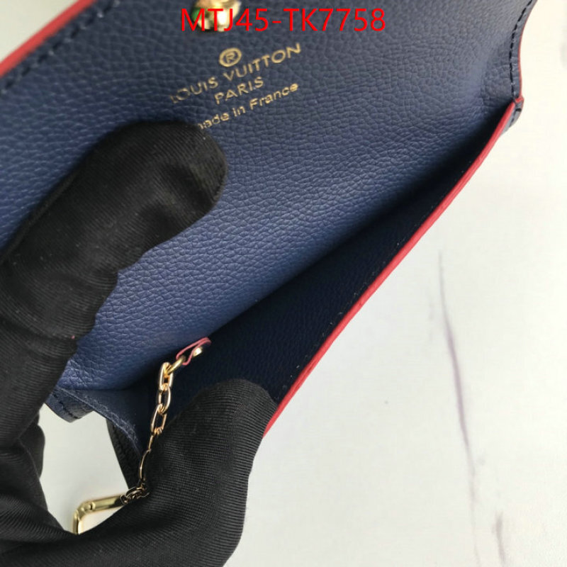 LV Bags(4A)-Wallet best wholesale replica ID: TK7758 $: 45USD,
