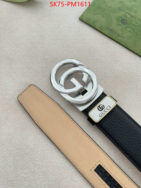 Belts-Gucci fashion ID: PM1611 $: 75USD