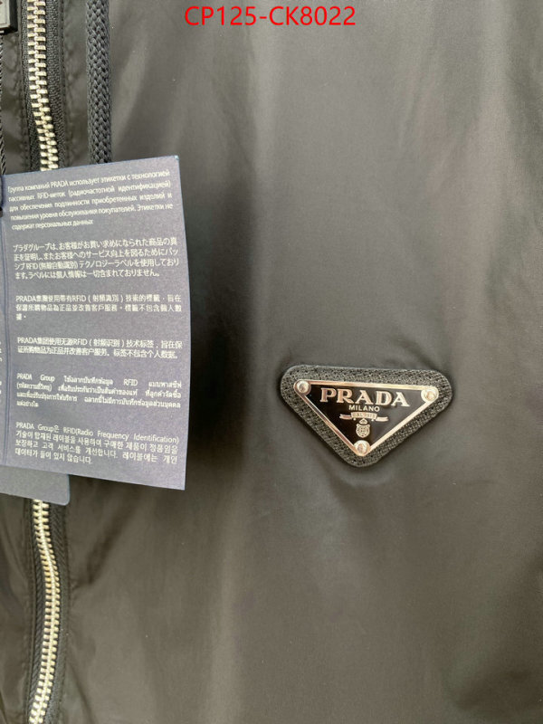 Clothing-Prada customize the best replica ID: CK8022 $: 125USD