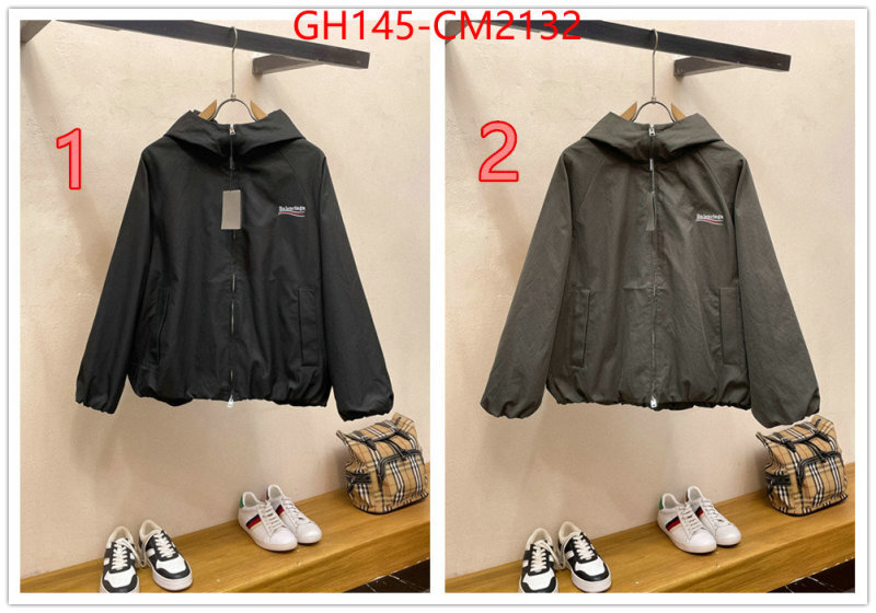Clothing-Balenciaga the highest quality fake ID: CM2132 $: 145USD