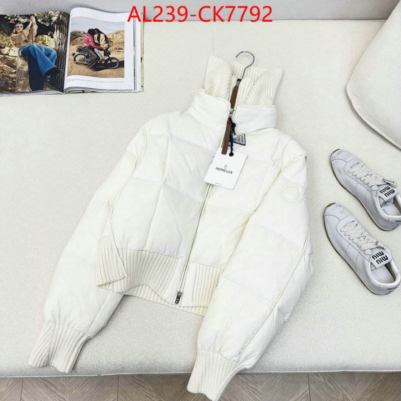 Down jacket Women-Moncler replica 2024 perfect luxury ID: CK7792 $: 239USD