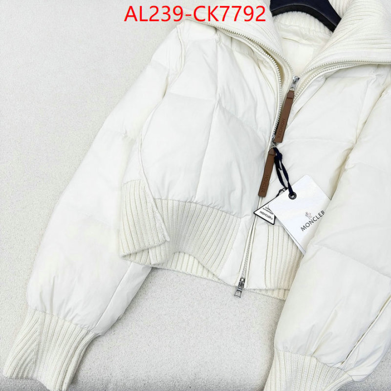 Down jacket Women-Moncler replica 2024 perfect luxury ID: CK7792 $: 239USD