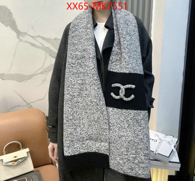 Scarf-Chanel wholesale replica shop ID: MK7551 $: 65USD