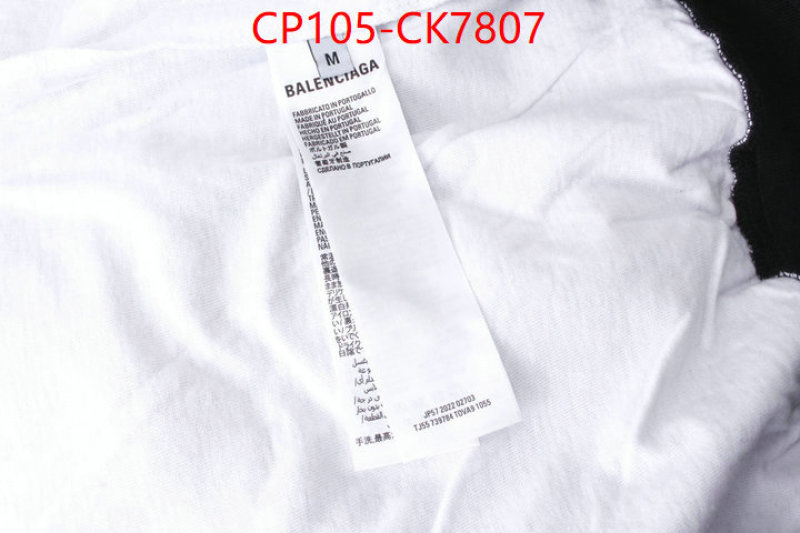 Clothing-Balenciaga 1:1 ID: CK7807 $: 105USD