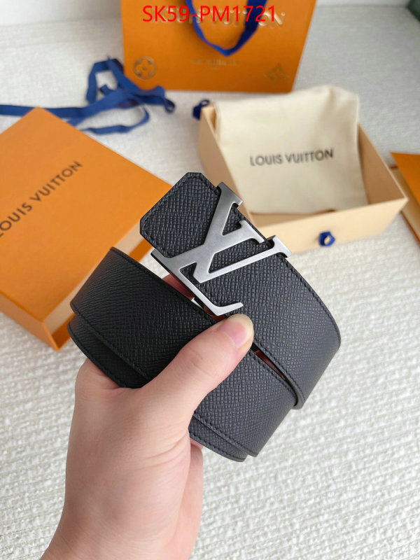 Belts-LV top quality fake ID: PM1721 $: 59USD