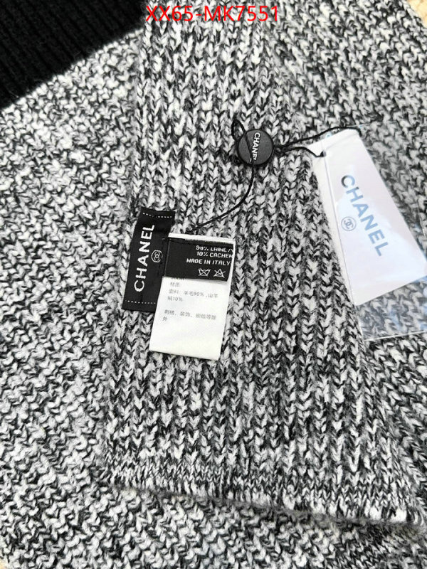 Scarf-Chanel wholesale replica shop ID: MK7551 $: 65USD