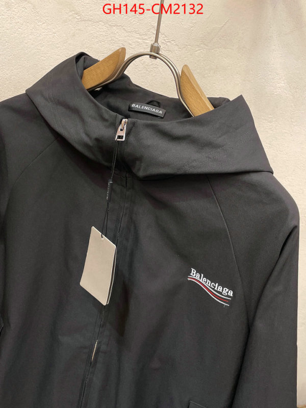 Clothing-Balenciaga the highest quality fake ID: CM2132 $: 145USD