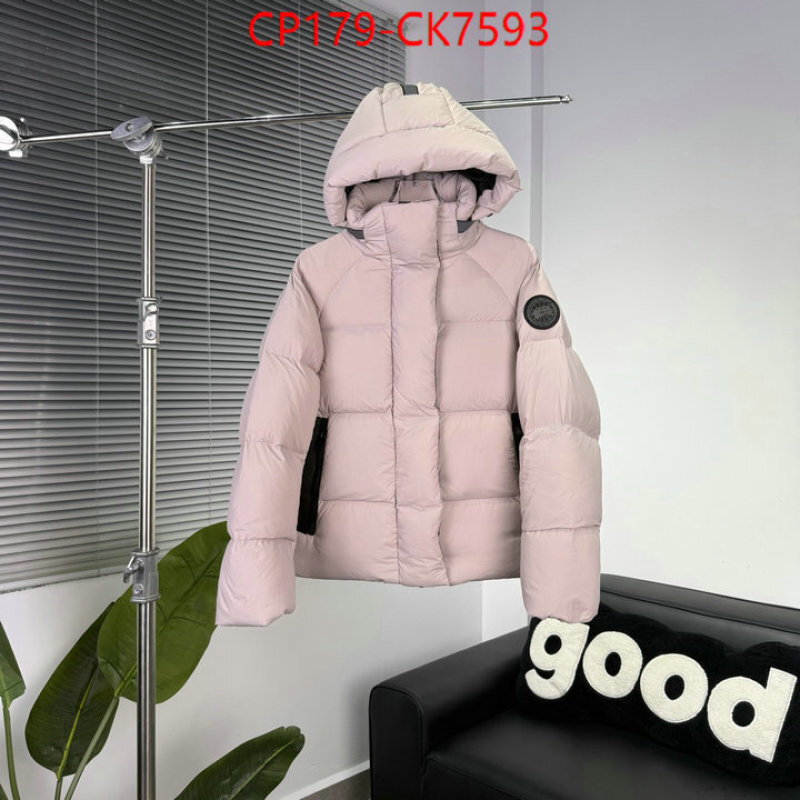 Down jacket Men-Canada Goose perfect ID: CK7593 $: 179USD